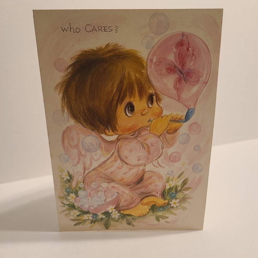 Vintage A Sunshine Card Get Well Card New